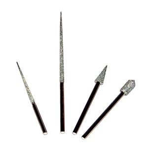 4 Piece Dimaond Bead Reamer Set, Inland Grinder Bits