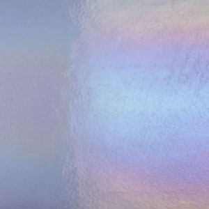 Bullseye Neo-lavender Shift Rainbow Iridized Double Rolled Stained Glass
