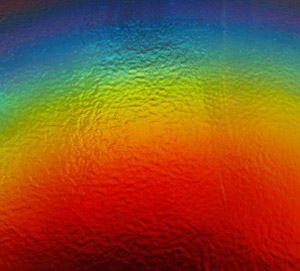 96 Coe 8 X 8 Dichromagic Rainbow 2 On Thin Black