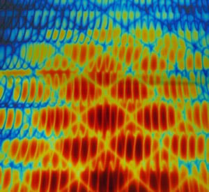 Freaky Tie Dye On Thin Clear - 90 COE, Patterns - 90 COE