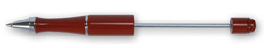Rustic Brown Designer Bead Pen
