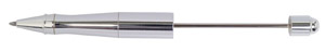 Shiny Silver Desinger Bead Pen