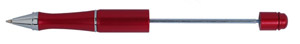 Burgundy Red Designer Bead Pen