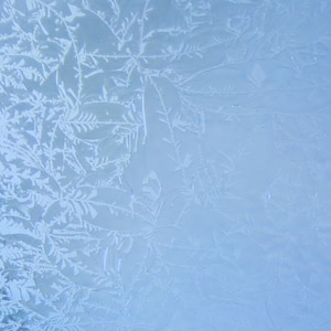 Wissmach Blue Glue Chip, Textured Cathedrals