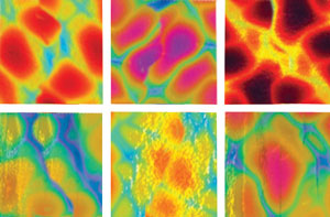 DichroMagic Groovy Tie Dye Sampler On Thin Black, ATF 4x4 Patterns