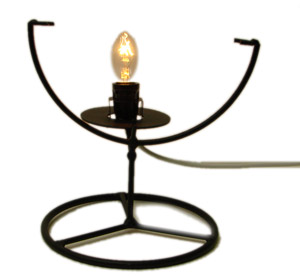 5-1/4 Round Electric Table Stand, Display Stands & Hardware