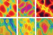 DichroMagic Groovy Tie Dye Sampler on Thin Clear, ATF 4x4 Patterns