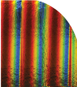 Warm Stripes On Thin Clear - 1/4 Sheet, CBS 1/4 Sheet Patterns