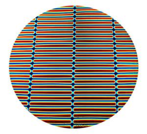 Cool Stripes On Thin Clear - 1/4 Sheet, CBS 1/4 Sheet Patterns
