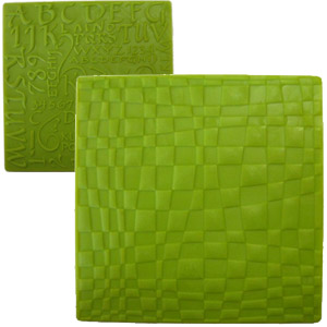 Weave & Script Texture Mold, Jewelry & Texture Molds