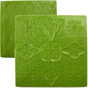 Harlequin & Victorian Texture Mold, Jewelry & Texture Molds