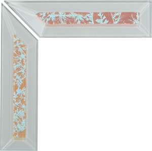 Glue Chip Dichroic Corner Pair, 1 X 4, Dichroic Bevels