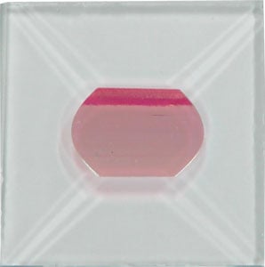 Zipper Dichroic Bevel, 1 Square, Zipper Bevels