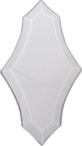 4 x 9 Dynastar Bevel, Hearts & Stars