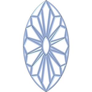 Sunburst Bevel Cluster
