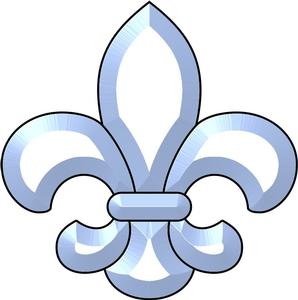 Boy Scout Merit Badge Bevel Cluster, Traditional - Small