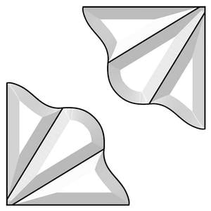 5-1/8 X 5-1/8 Trinity Jewel Bevel Cluster, Special Order Clusters