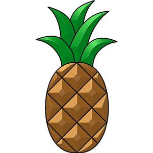 Small Colored Pineapple Bevel Cluster, Bevel Clearance