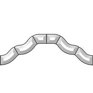 Zig Zag Bevel Cluster