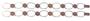 Gold Plate Hammered Link Bracelet - 2 Pack