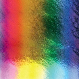 Dichroic 90 Coe Rainbow 2 Plus On Thin Clear - Full Sheet, CBS Full Sheet Patterns