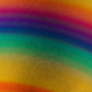 Dichroic 96 Coe Rainbow 2 Plus On Thin Clear - Full Sheet, CBS Full Sheets