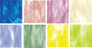 Bullseye Watercolor Streakies Pack - 90 COE