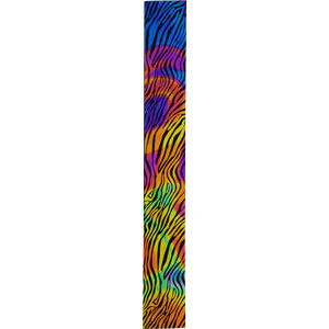Dichroic Strip - Zebra On Thin Black - 90 COE, Fused Jewelry Supplies Sale