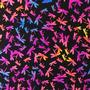 Dragonfly Aurora Borealis On Thin Black - 96 Coe