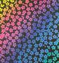 Dichroic Strip - Cherry Blossom On Thin Black - 90 COE