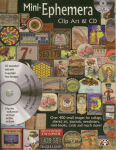 Mini Ephemera Clip Art with CD