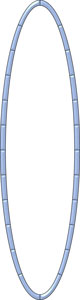 15-7/8 X 59-3/4 X 1 Oval Border Cluster