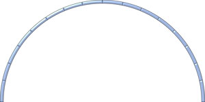 66-1/2 x 33-1/4 x 1 Arch Border Cluster
