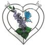 Butterfly Crystal Heart Panel