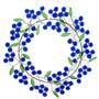 Blue Berry Wreath