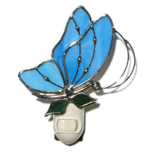 Blue Butterfly Night Light