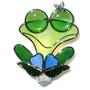Frog And Blue Flower Night Light