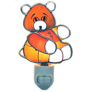 Brown Teddy Bear Night Light