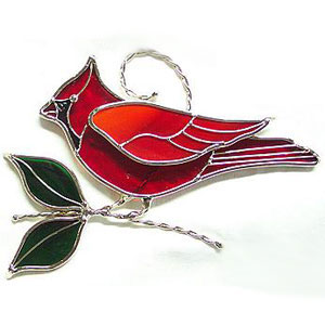 Medium Cardinal Suncatcher