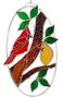 Cardinal Oval Panel