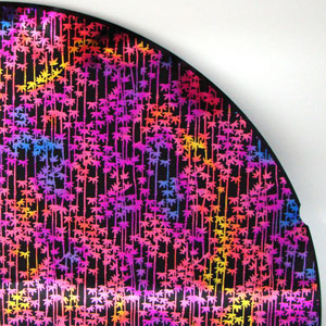 1/4 Sheet Bamboo On Thin Black - 96 Coe