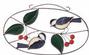 Chickadee Oval Panel