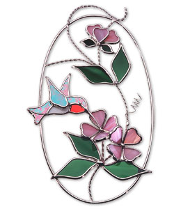 Hummingbird Oval Panel