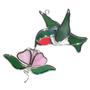 Hummingbird And Flower Suncatcher