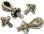 Silver Plated Bail And Base Assortment - 16 Pieces
