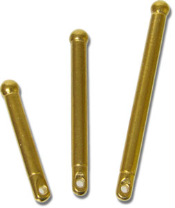 Gold Plated Bead Bar Assortment - 15 Pieces