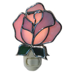 Pink Rose Night Light
