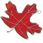 Red Maple Leaf Suncatcher