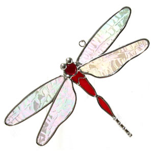 Red Dragonfly Suncatcher