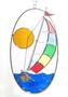 Sailboat Oval Panel